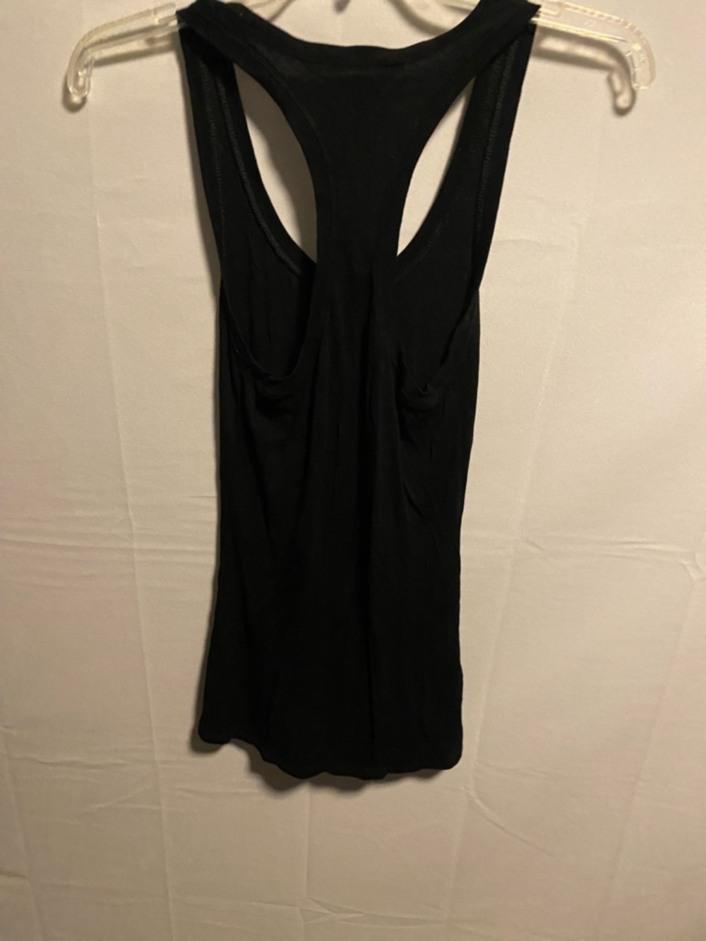 BCBGMaxAzria Black Ribbed Racerback Tank - Picture 4 of 5